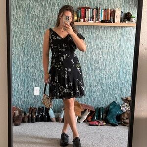 Ralph Lauren Floral Black Dress